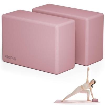 PROIRON Yoga Block 2-piece Set Firm Stretch 2 Pcs High-density EVA Popular Moisture-resistant 23157.5cm (5 Colors)