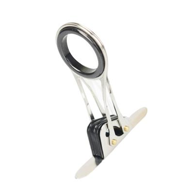 Guide di ricambio professionali in acciaio inossidabile per canne da pesca, anelli pieghevoli, resistenti all'acqua salata, accessori da pesca lisci