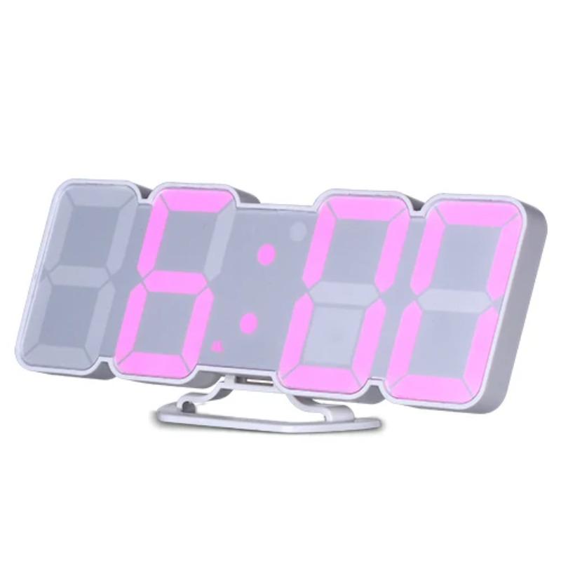 Цифровые настольные часы с будильником, светодиодные настенные часы с 115 цветами, пульт дистанционного управления, цифровые часы, ночник, магия рабочего стола