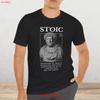 Marcus Aurelius Opinion Et Perspective Stoïcisme Citation T-shirt Vintage Homme Légèrement Graphique Polyvalent Vintage