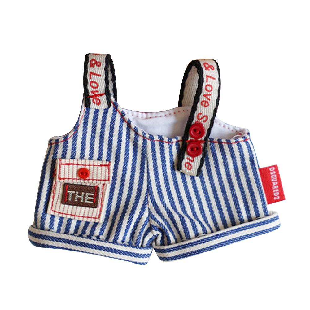 For 17cm Labubu Doll Clothes Fashion Clothes Jumpsuits Doll Clothes Color Match Clothes Dolls Accessories Cute Decoration Little Clothes
