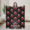GUOYU Blanket Valentines Day Mickeys And Minnies Blanket Cozy Soft  Throw Blankets for Bed 50x60 Inch Multisize Bedspreads