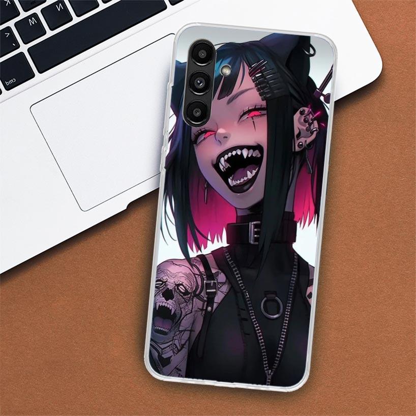 Crazy Gothic Japan Anime Girls Phone Case For Samsung Galaxy A56 A55 A54 A53 A16 A15 A14 A13 A36 A35 A34 A33 A26 A25 A24 A23 A05