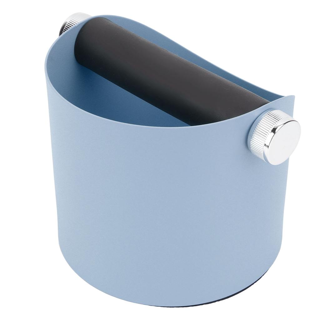 Coffee Knocking Slag Bucket Home Small Anti Slip Coffee Machine Grounds Box Powder Slag Recycling Bucket Blue