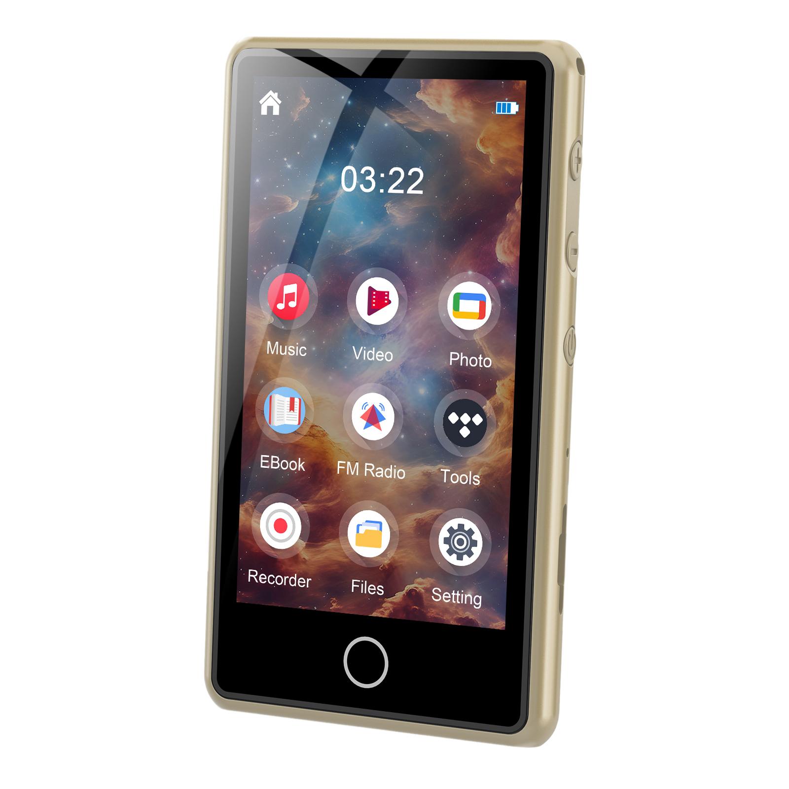 

Student MP3 Player Supports Up To 512GB TF Card (Not Included) No Wifi No Games Voice Recorder FM Radio MP3 Long Battery Life