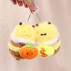 Cute Honey Bee Plush Doll Pendant for Couples Soft Stuffed Animal Keychain Funny Birthday Gift for Kids Friends Boys And Girls