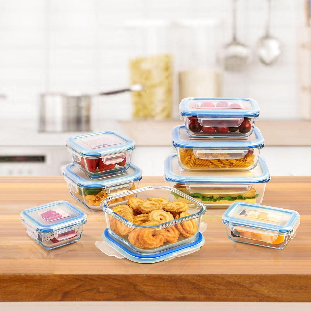 Borosilicate Glass Food Storage & Microwave Safe Bento Box Set