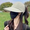 2026  Style Oversized Brim Sunscreen Hat For Women And Men Outdoor Baseball Cap Quick-Drying Duckbill Cap Open Top Sun Hat