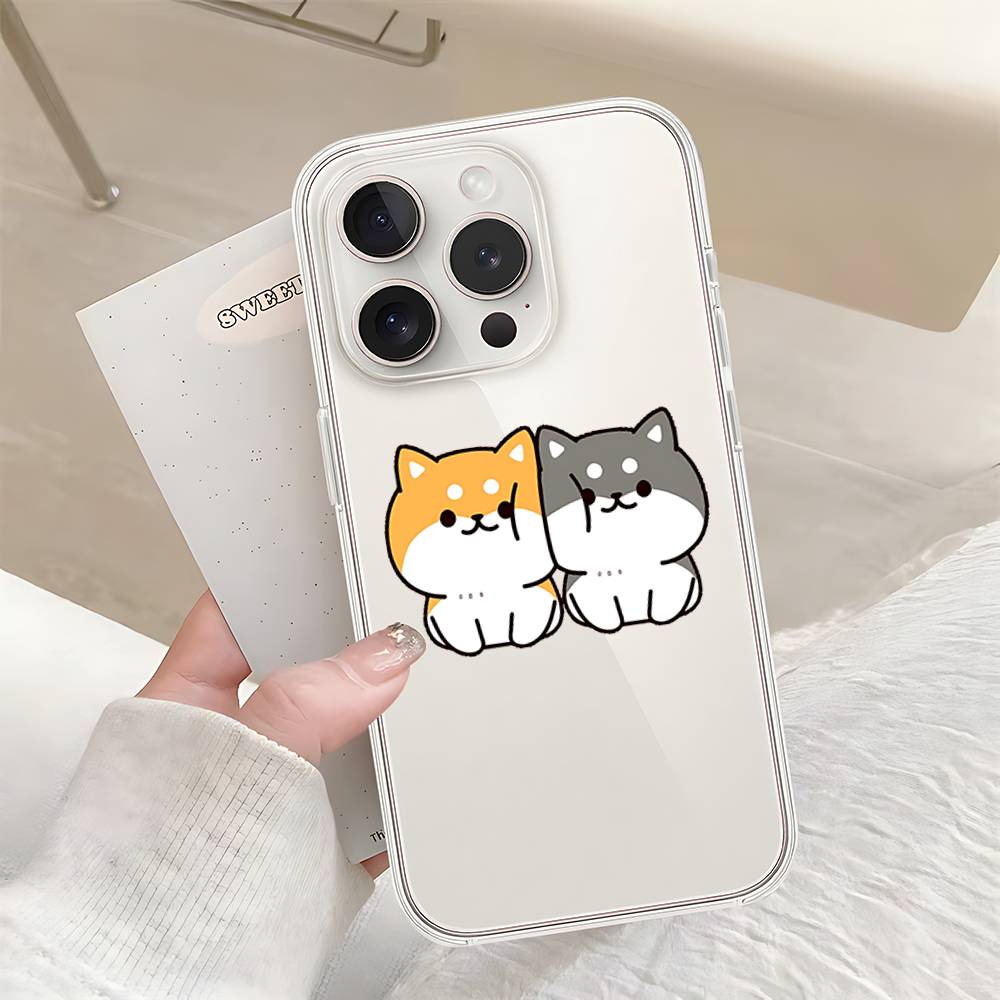 

Phone Case S-Shiba I-Inu For iPhone 17 16e 16 15 14 13 12 11 Mini Air Pro Max X XR XSMax 7 8 Plus Transparent Soft Back Cover iPhone XSMax