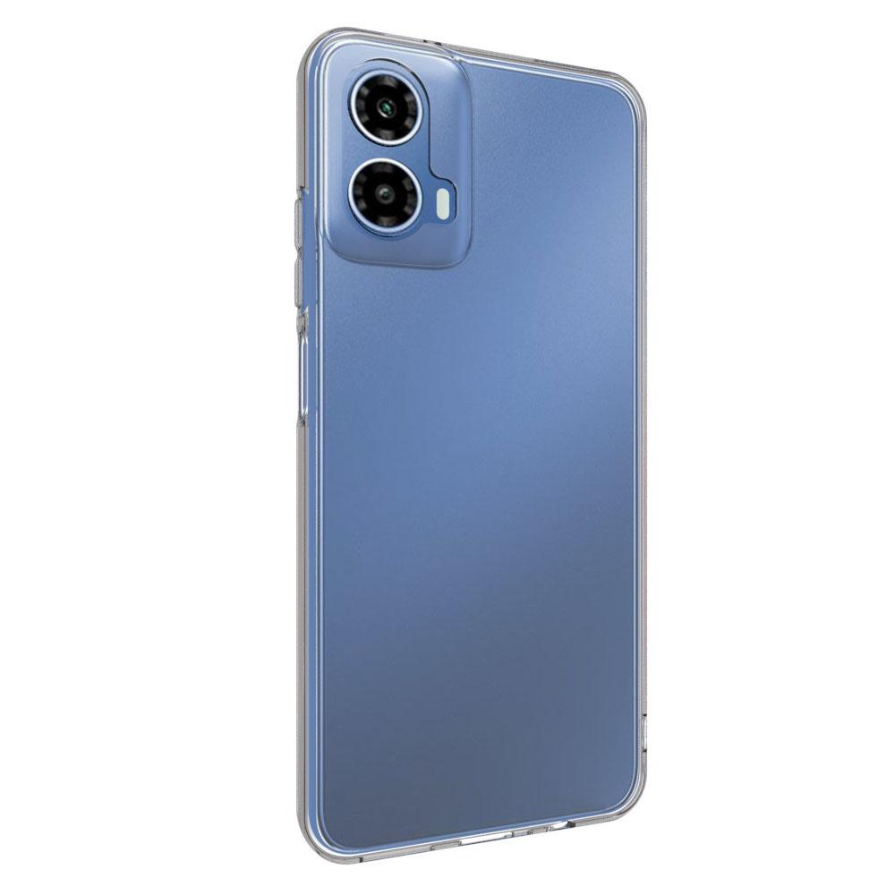 

For Motorola Moto G45 5G/G34 5G TPU Case Transparent Slim Phone Cover (Big Rear Lens Hole) A