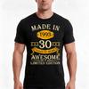 Made In   Years of Being Awesome Black Edition TShirt Summer Casual Cotton Tee Oversized Streetwear Tops  Cotton