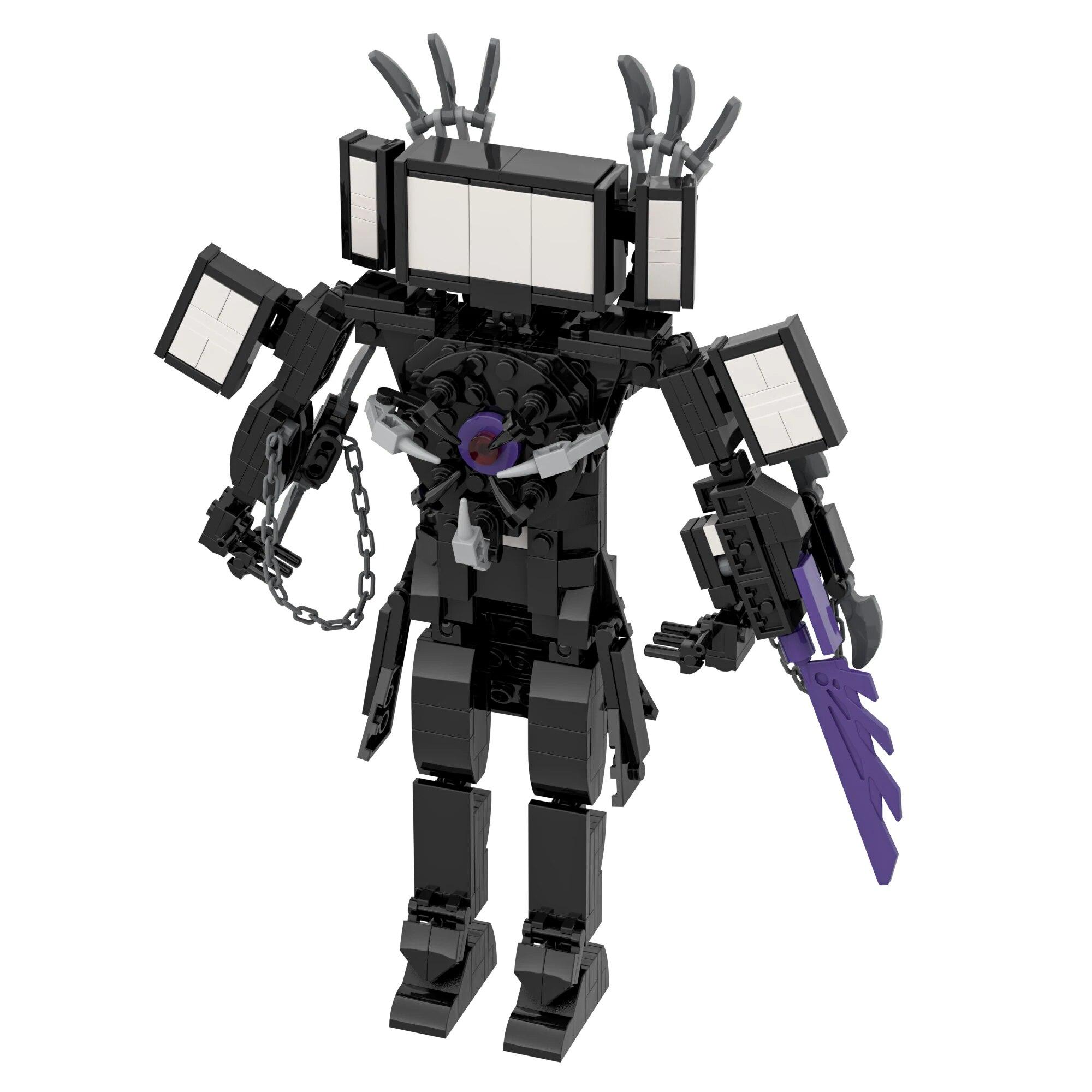 

MOC Skibidi Туалет Человек Строительные Блоки Игрушки Титан Часы Человек Женский ТВ Личность Модель Наборы Украшений Игрушка «сделай сам» Для Детей Подарок амарантовый