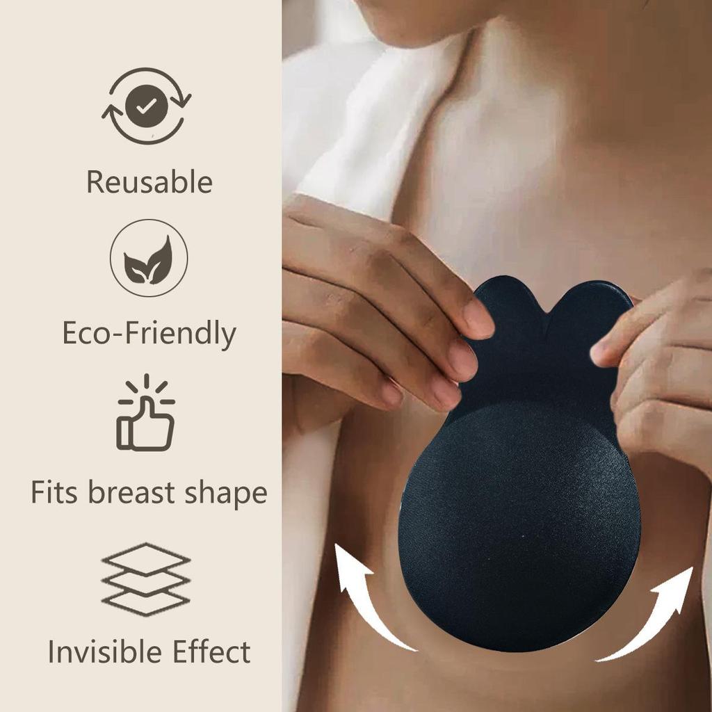 Cross-Border Rabbit Ear Breast Lift Patch - Breathable Anti-Exposure Nipple Cover for Women's Large Bust