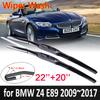 For BMW Z4 E89 2009~2017 2010 2011 2012 2013 2014 2015 2016 Front Windshield Windscreen Wipers Car Wiper Blade Car Accessories