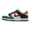 Nike Dunk Low GS Tanne/Weiß/Universitätsrot Kinder-Sneaker Grün IO7453-323