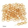Multi-Size Electroplated CCB Plastic Large-Hole Beads for DIY Jewelry Crafting