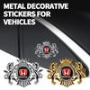 3D Metal Car Body Trunk Sticker Badge Auto Side Window Body Decal Stickers For Honda CIVIC Mugen Type S Vezel Si RR  Accessories