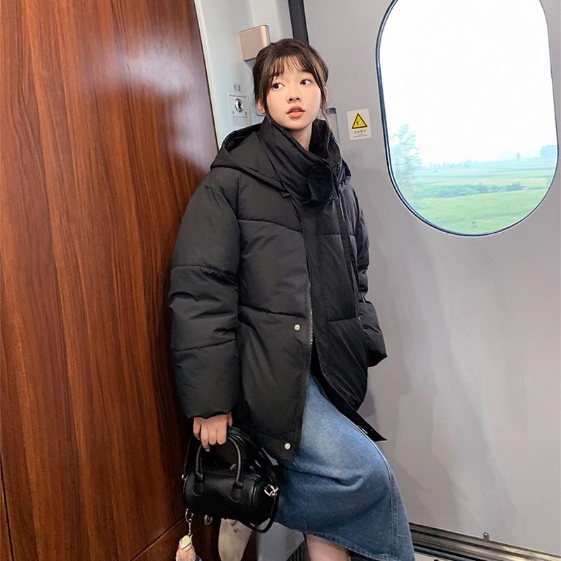 Осенне-зимняя короткая куртка из хлопка — фото 3