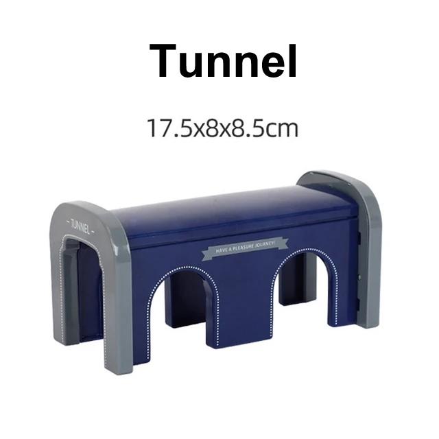Wooden Tracks Accessories Plastic Tunnel Cave fit for Brand Wooden Train Tracks Railway Toys for Children Gifts