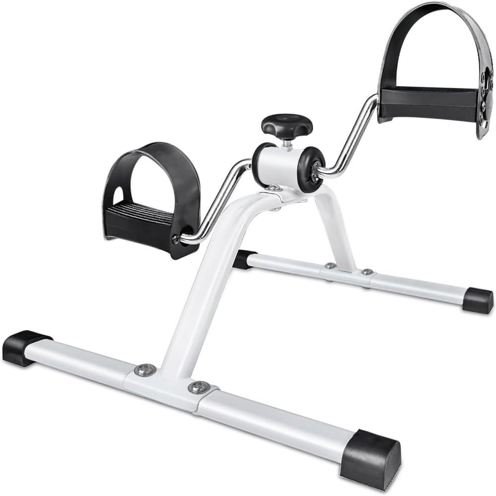 Pedal Exercise Mini Exercise Bike for Leg and Arm Recovery Exercise Lightweight and Portable Floor Bike Pedal Cycle Exerciser