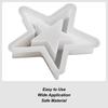 Star Candle Mold Moulds Ornament Decoration Christmas Silicone Molds For Baking Candy Making Tree Ornament Soap Cake Holiday