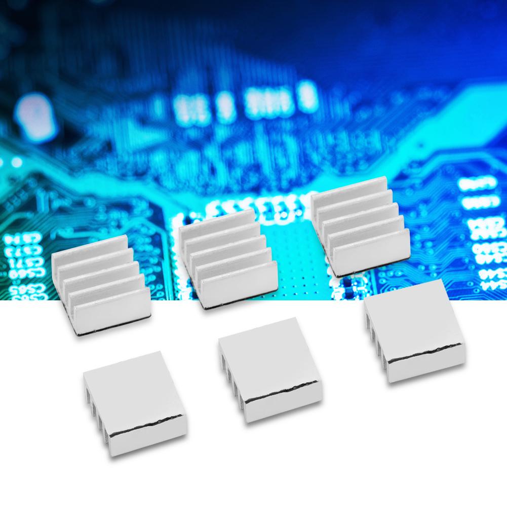 10pcs Adhesive Aluminum Chip Heat Sinks Fast Heat Dissipation for 3D Printer A4988