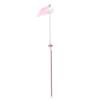 Simulation Feather Interactive Cat Toy Satin Ribbon Bell Cat Stick Toys Kitten Playing Teaser Wand Supplies Accessories