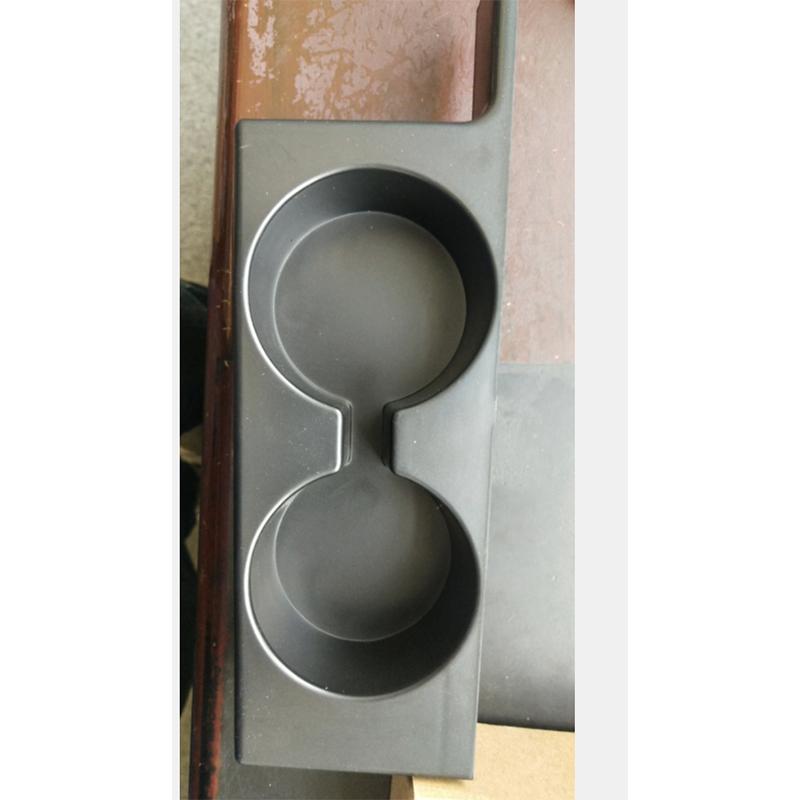 Black Front Car Cup Holder Car Drink Holder Car Accessories for BMW E39 5-Series 1997-2003 Plastic Black Portable Car Cup