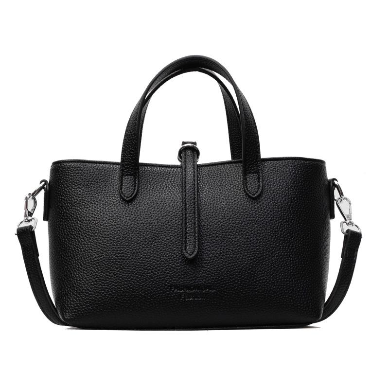 Premium Texture Large Capacity Tote Bag Women's New Messenger Bag Retro Shoulder Bag Commuter Handbag