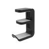 Headphone Stand 360. Rotating Under Desk Storage Earphone Hanging Headset Headset Gaming Holder S9U0