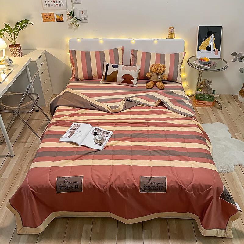 

YiYiAi Fashion British Printed All-Cotton Summer Quilt