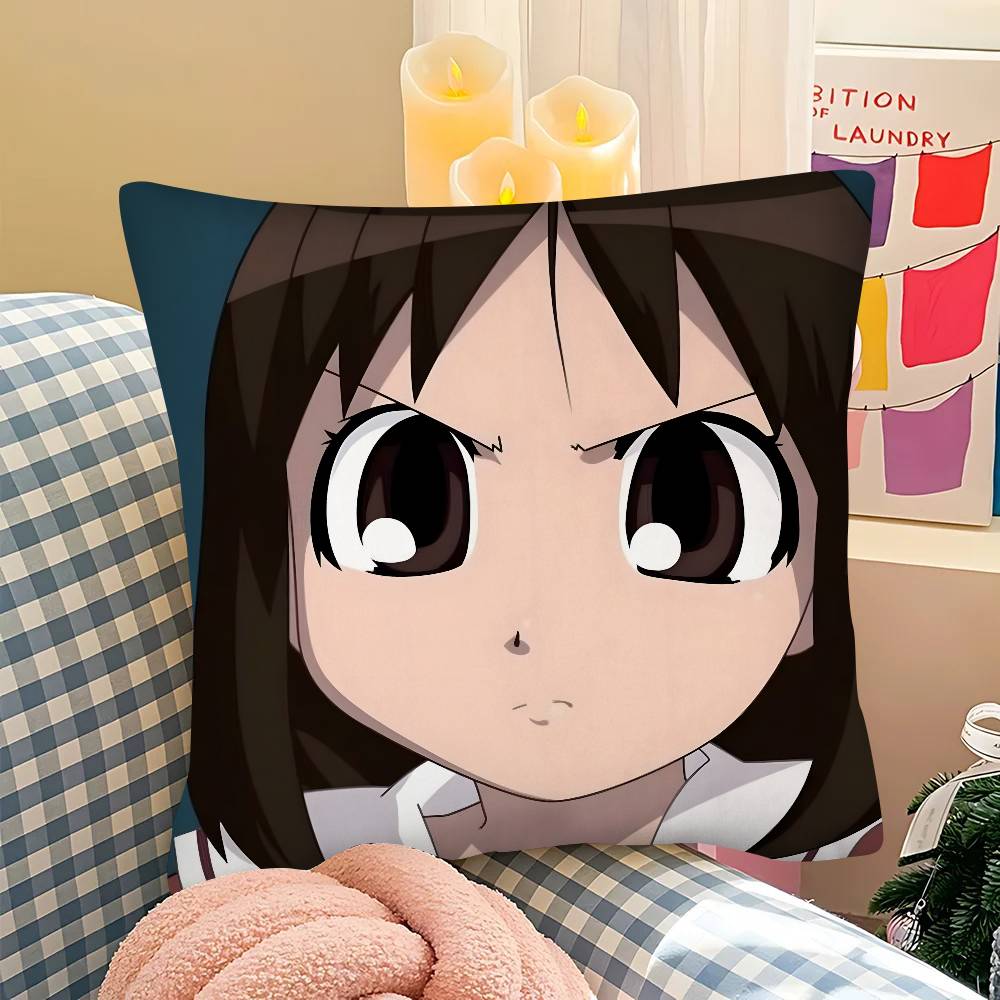 1Pc Anime A-Azumanga Daioh Pillow Case Fashion Square Pillowcase Bedroom Sofa Room Ins Decoration Leisure