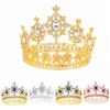 Elegant Baroque Queen Tiaras Luxury Wedding Head Wear Rhinestone Diadem  Photography Props