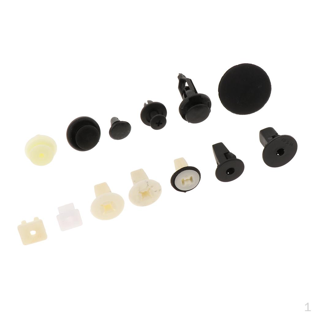 

146 шт./комплект пластиковых креплений, наиболее популярные размеры, автоматические заклепки, зажимы для панелей