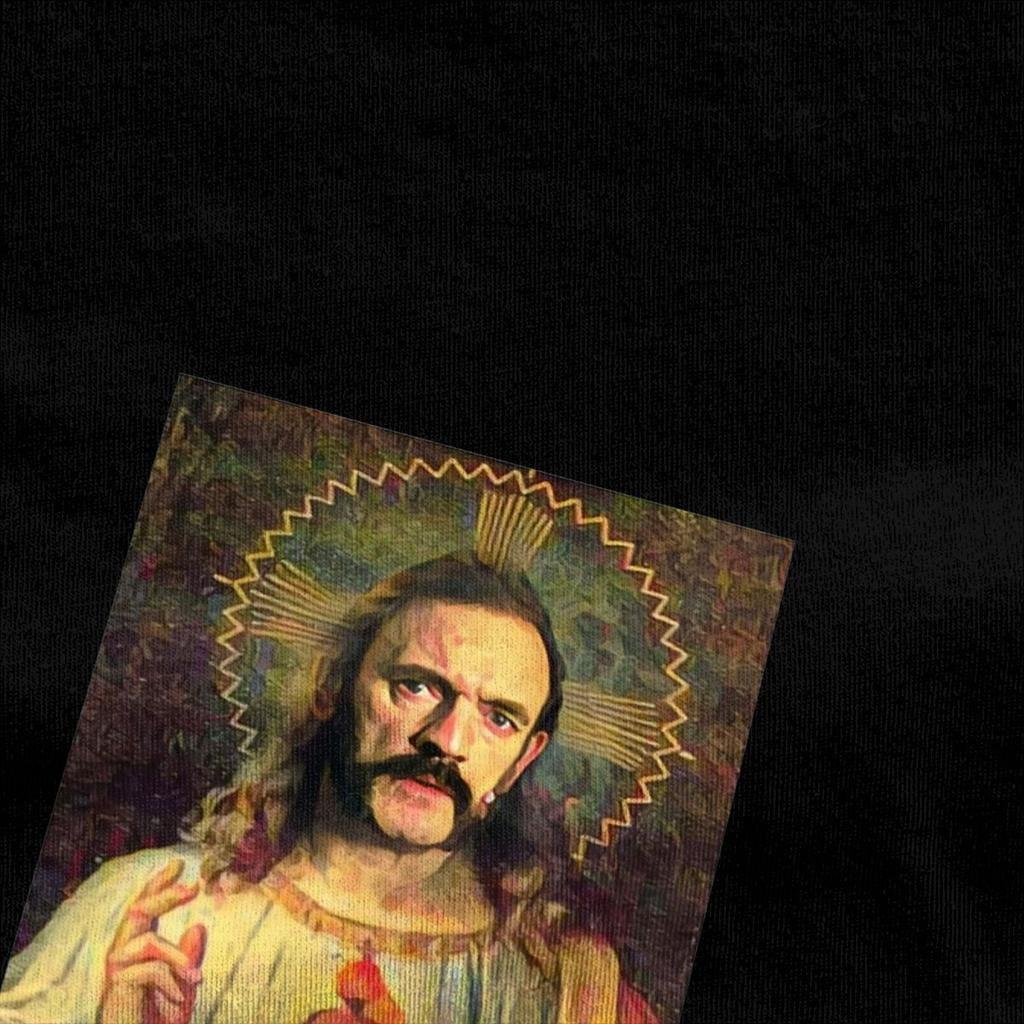 Maglietta Merch di Saint Lemmy Uomo Donna Divertente Cotone Puro Vestiti Estivi