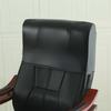 Waterproof Chair Back Cover High Elasticity Dust-proof Headrest Cover Leather Half Cover Backrest Protector Executive Chair