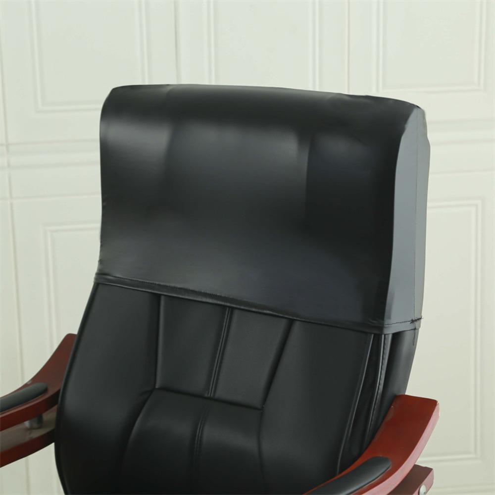 High Elasticity Chair Back Cover Waterproof Headrest Cover Chair Head Cover  Office Chair чёрный