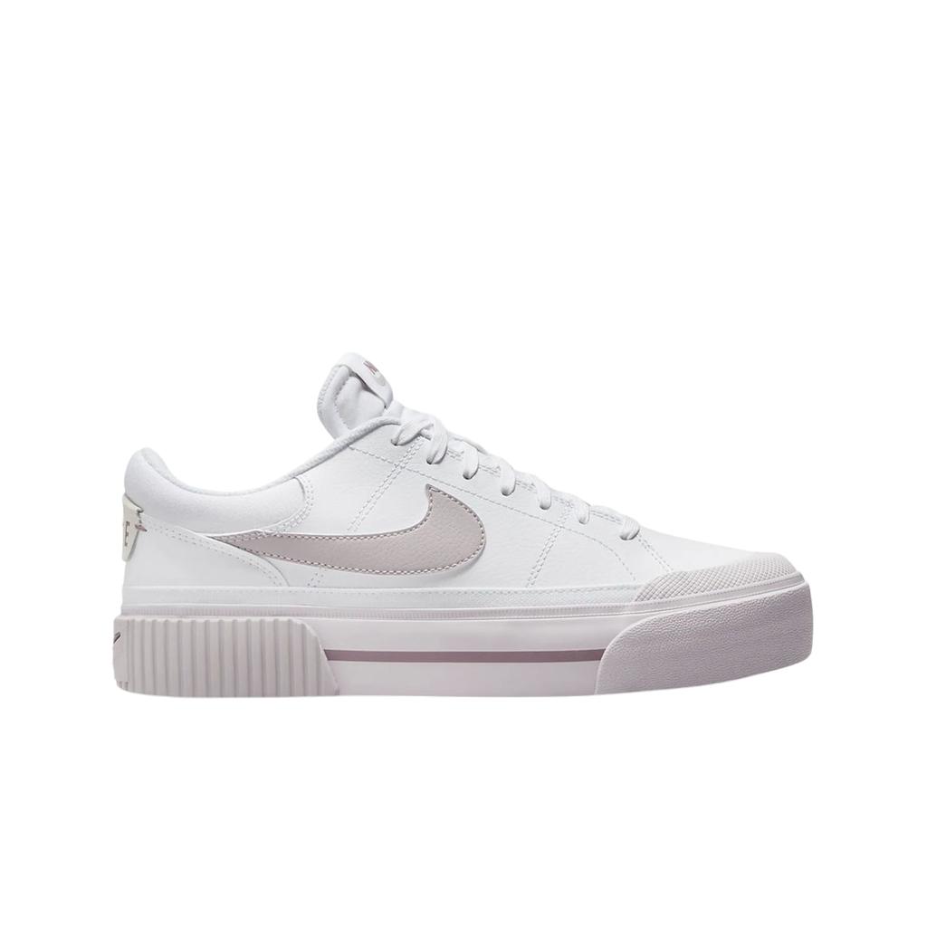 (w) Nike Court Legacy Lift White Smokey Mauve