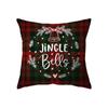 Christmas Theme Snowflake Print Pattern Cushion Cover Home Living Room Sofa Decoration Pillow Pillow Cover