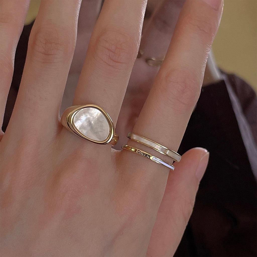 Simple Designs Alloy Rings Portable Jewelry Accessory for Trendy Adults Embracing Stylish and Modern Look Styles