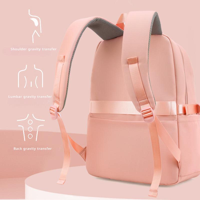 New Middle School Student Schoolbags for Girls Large Capacity Oxford Waterproof Children Backpack Multi Pockets Casual Kid Knapsacks