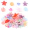 100pcs/lot Candy Color  Acrylic Beads Colorful Multi-shaped Loose Spacer Beads for Necklace Bracelet Jewerly Making Accessories