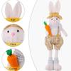 Easter Bunny Table Decorations Table Ornaments Centerpieces Figurine Decoration Cute Rabbit Shape Easter Theme Table Decorations