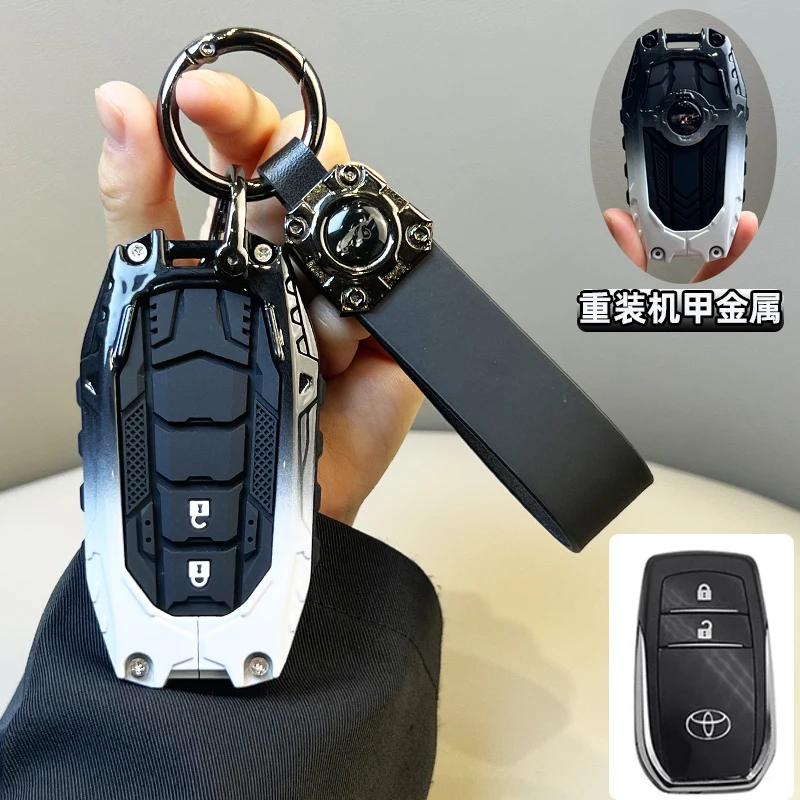 bsqrw5 Car Remote Key Case Cover for Toyota GR RAV4 Crown Hilux Fortuner Corolla SE 2023 Camry Yaris Land Cruiser Prado Venza Accessory