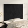 VidaXL Headboard Bedroom Furniture Bed Accessories Single Bed Heads Bed Frame Interior Black 80x5x118/128 3116084