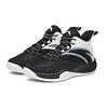 Anta Youth  Kids Night Non-Slip Wear-Resistant Lightweight Mid-Top Basketball Shoes Kids basketball shoes Black White A312111111A-4