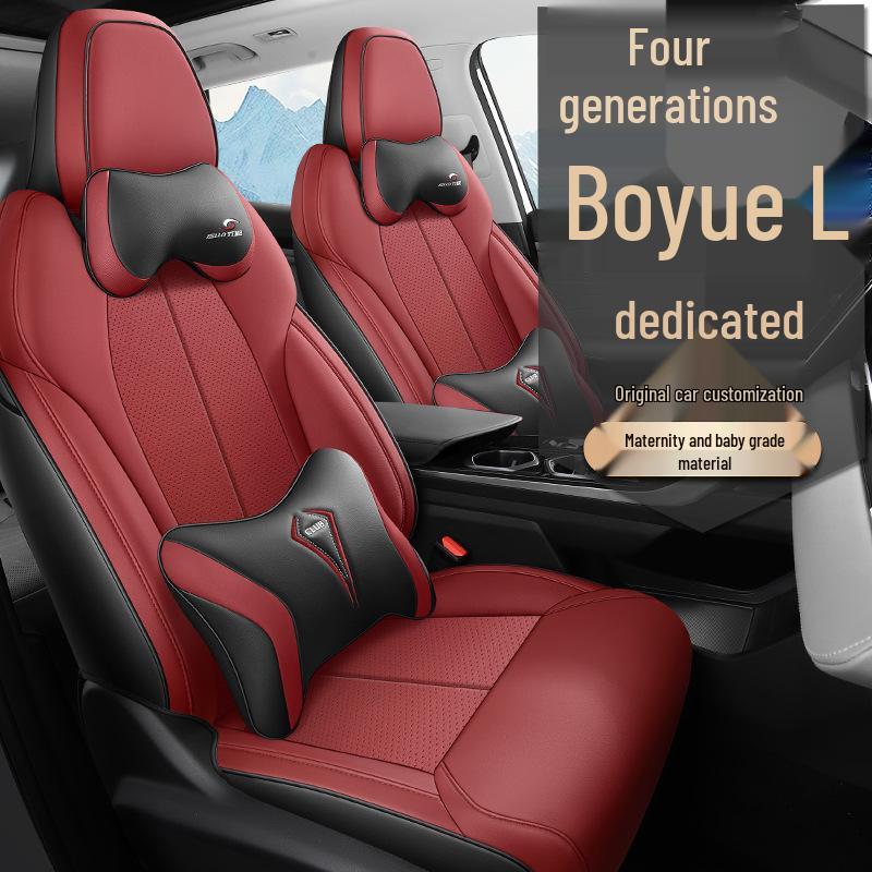 Compatible Seat Covers for 25 Geely Boyue L Models - Full Coverage, All-Season Cushions for 24 Models