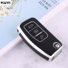 Abs Carbon Fiber Car Key Case Cover For Ford Fiesta Focus 2 Ecosport Kuga Escape Falcon B-Max C-Max Eco Sport Galaxy Accessories