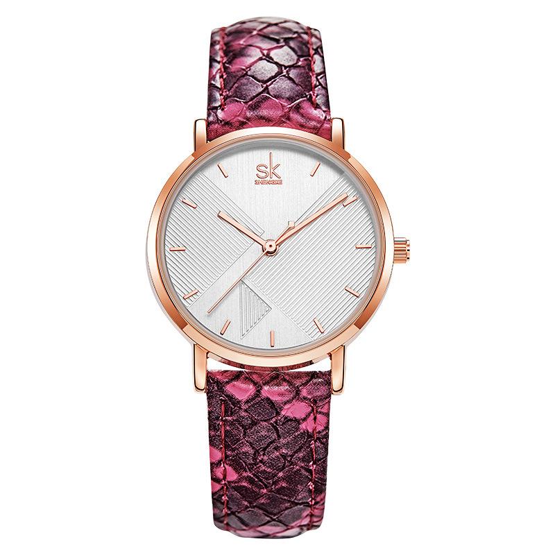 Ladies Watch Women'S Fashion Snakeskin Belt Watch Light Luxury Japanese Movement Waterproof Watch 0144