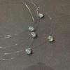 Minimalist Invisible Fish Line Choker Shiny Crystal Zircon Pendant Clavicle Necklace for Women Party Jewelry